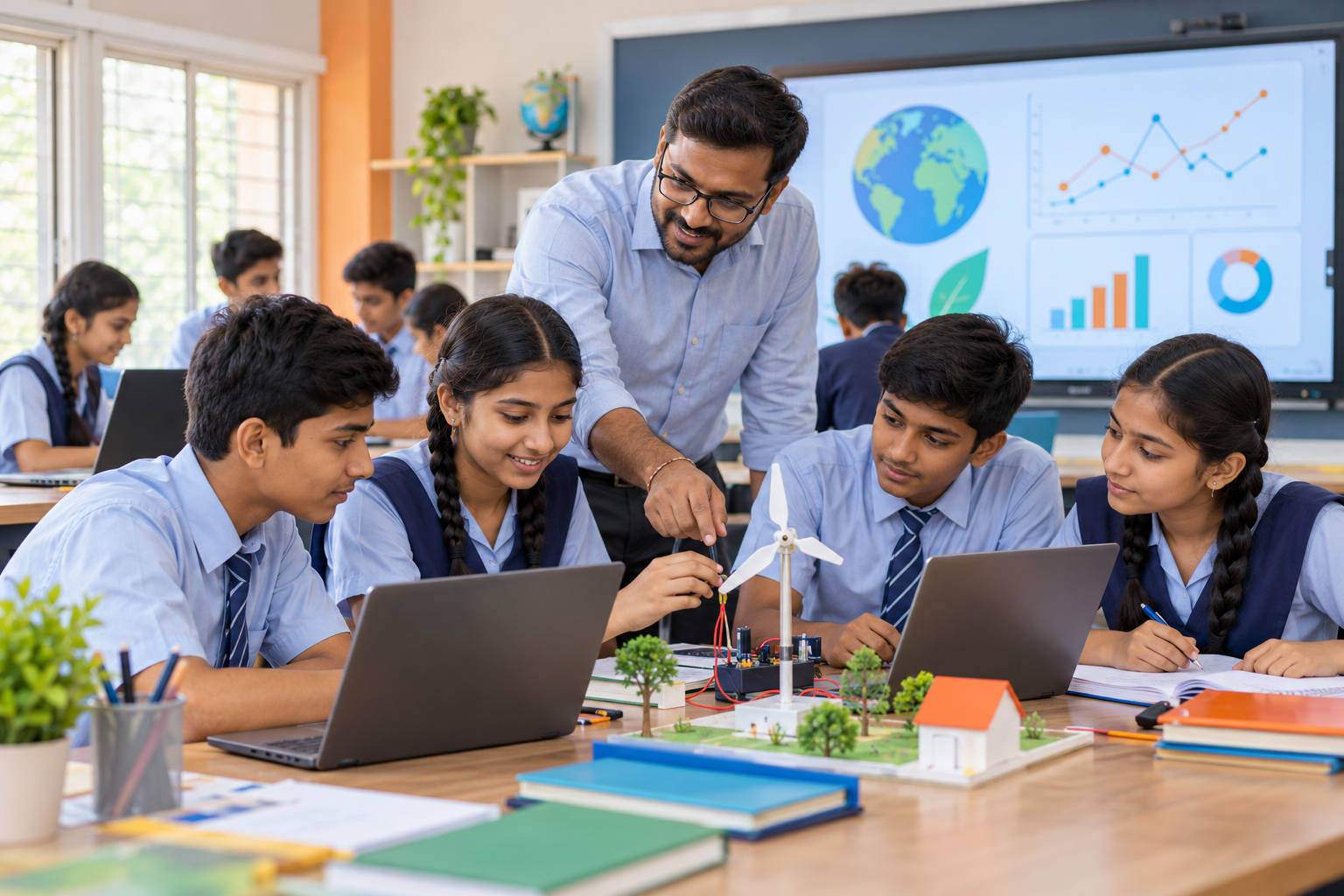 डिजिटल और प्रायोगिक शिक्षा में विद्यार्थी